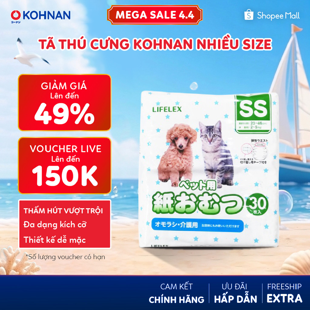Tã Thú Cưng KOHNAN nhiều size