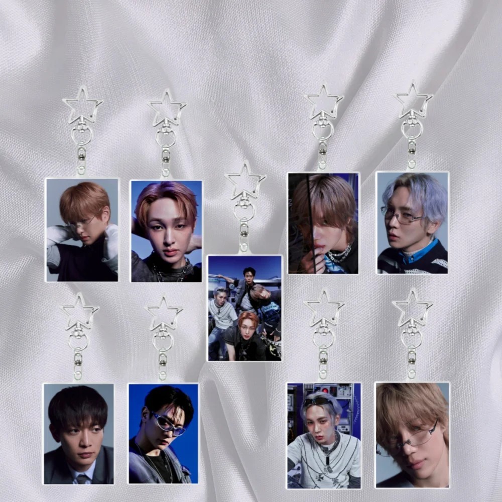 Móc khóa SHINee Seasons Greetings 2026 in hình Onew Jonghyun Key Minho Taemin phụ kiện idol Kpop mặt