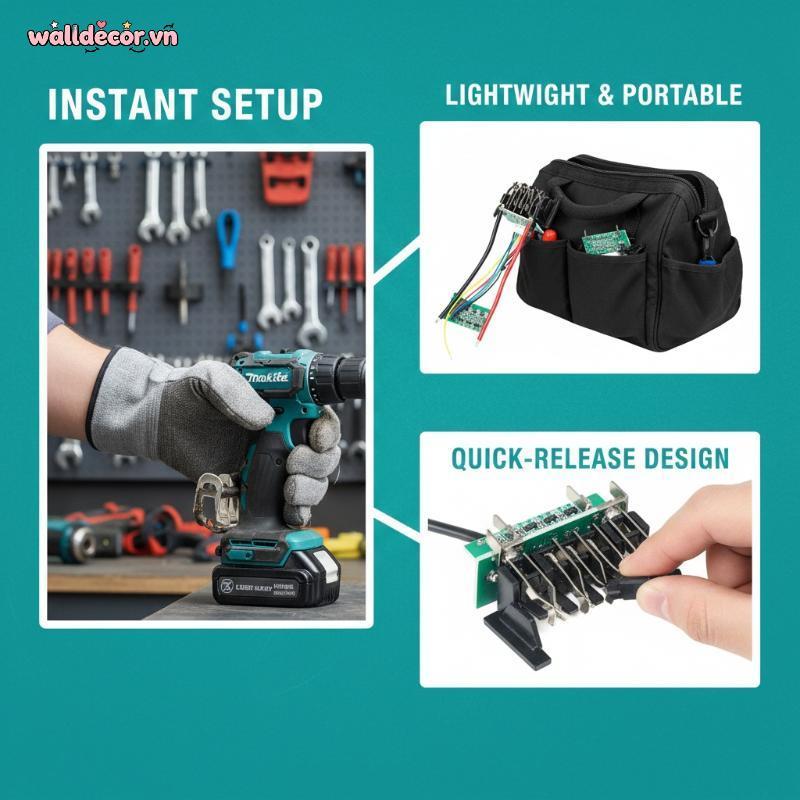 Wa 1 Chiếc Bảng Bảo Vệ Sạc Pin BMS PCBA Cho XR 18V 21V DCB200 DCB183 DCB203 DCB204 DCB206 DCB209 VN