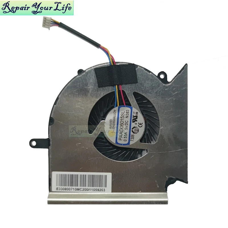 Quạt Làm Mát CPU Laptop HL Cho MSI GE63 8RE 8RF GP63 8RE 8RD GL63 9RDS 8RD 8RC MS-16P1 16P5 PAAD0601