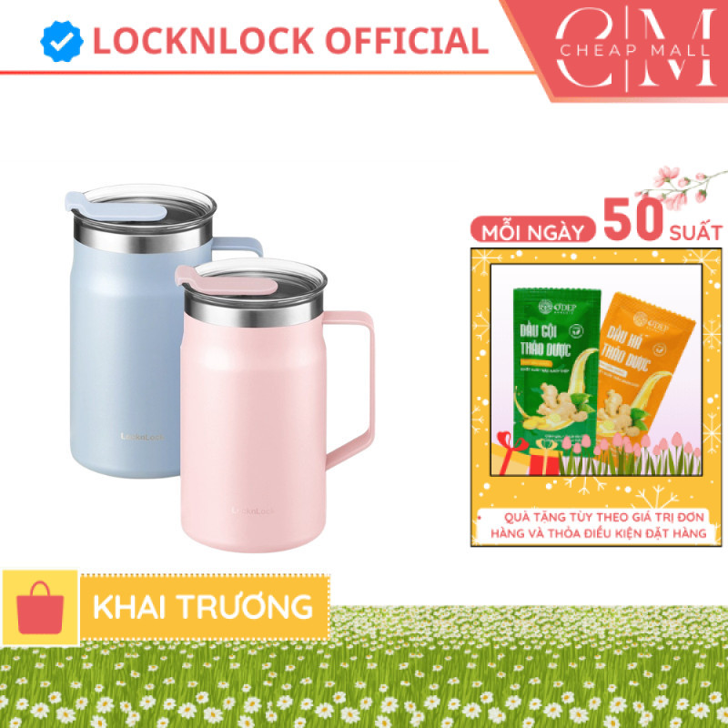 Cốc giữ nhiệt LocknLock Metro Table Mug 600ml Chính hãng  LHC4282  - - CHEAP CHL