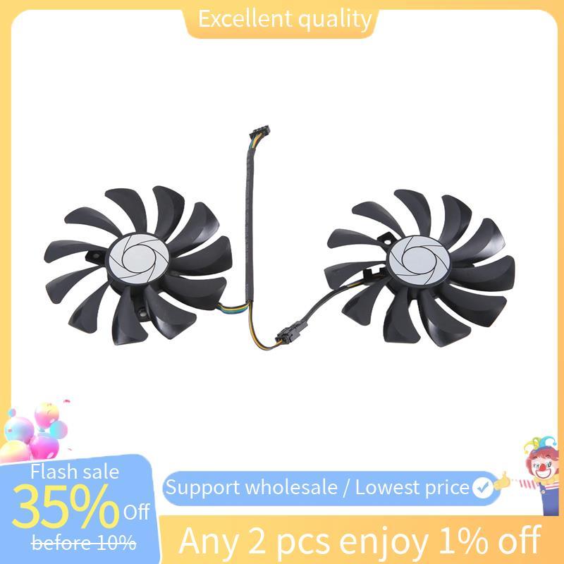 Mới 1 Cặp Card Đồ Họa Quạt 85Mm Ha9010H12F-Z 4Pin Quạt Làm Mát Thay Thế Cho Gtx 1060 Oc 6G Gtx 960 P