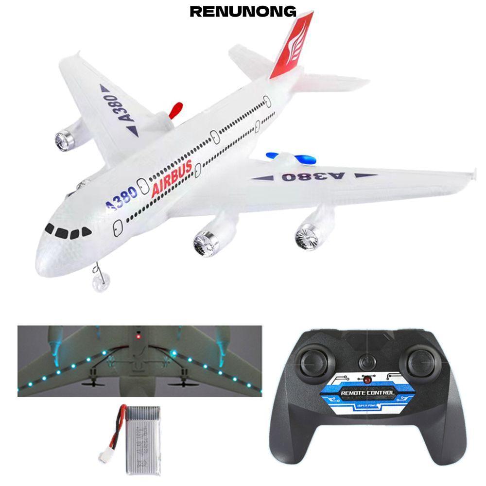 Đồ chơi máy bay RENUNONG Tốc độ cao cho Airbus A380 Kid Boy Gift RC Glider