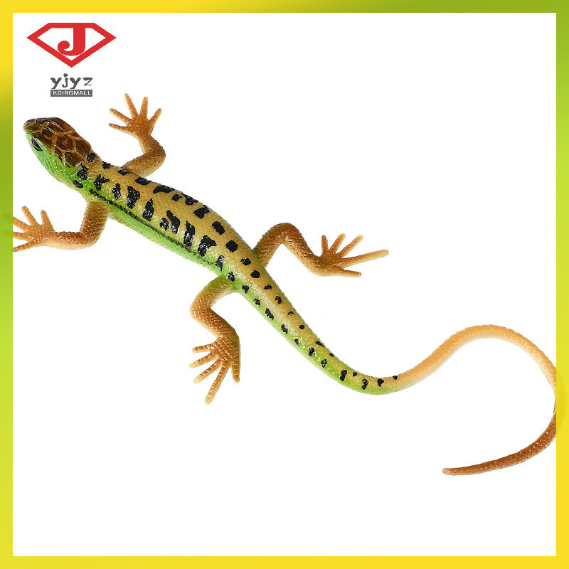 Salamander Đồ Chơi Thằn Lằn Đồ Chơi Bò Sát Động Vật Nhân Vật Trang Trí Nâu Bò Nhựa Xanh Iguana Mini 