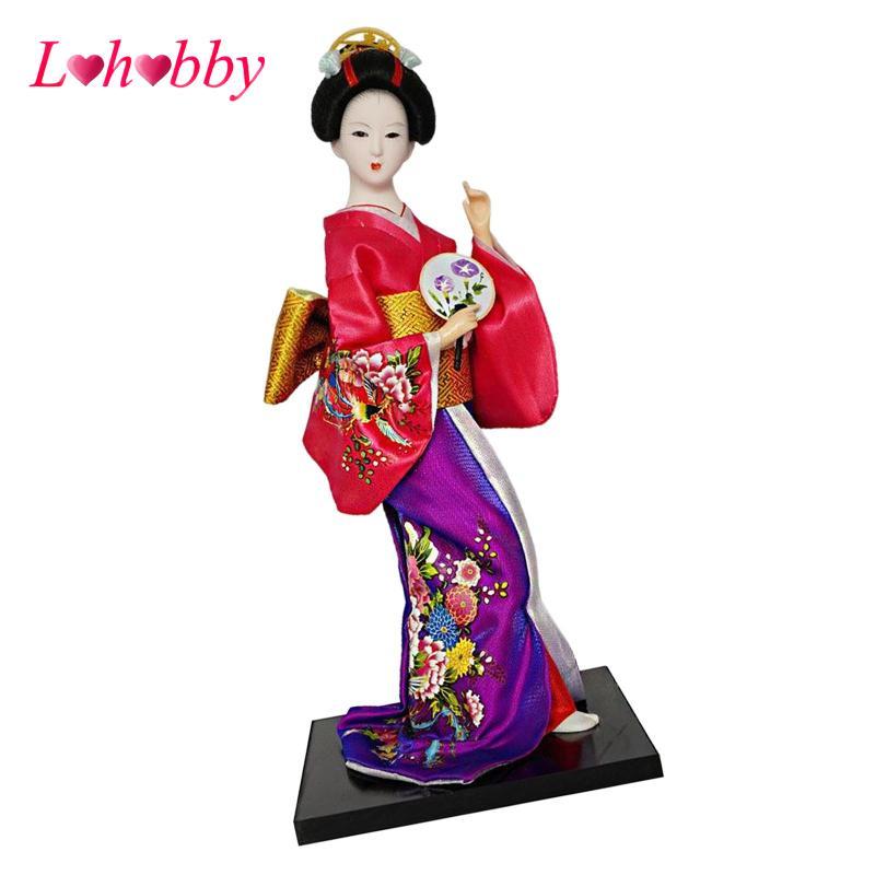 Búp Bê Geisha Nhật Bản 30cm Sưu Tập Tượng Thủ Công Geisha Châu Á