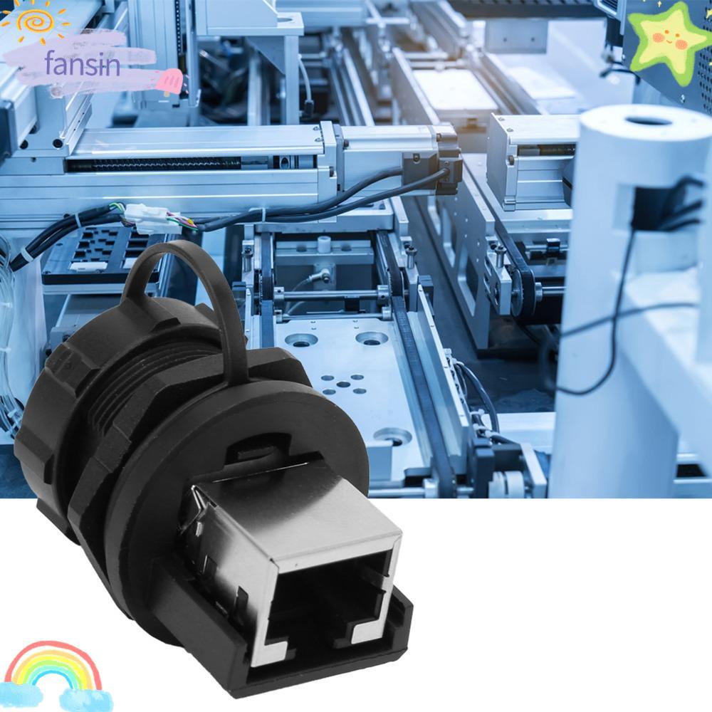 FANSIN 2 Đầu nối RJ45, Bộ chuyển đổi RJ45 chống nước IP67, RJ45-180 bền° Cáp tiêu chuẩn khớp nối chố