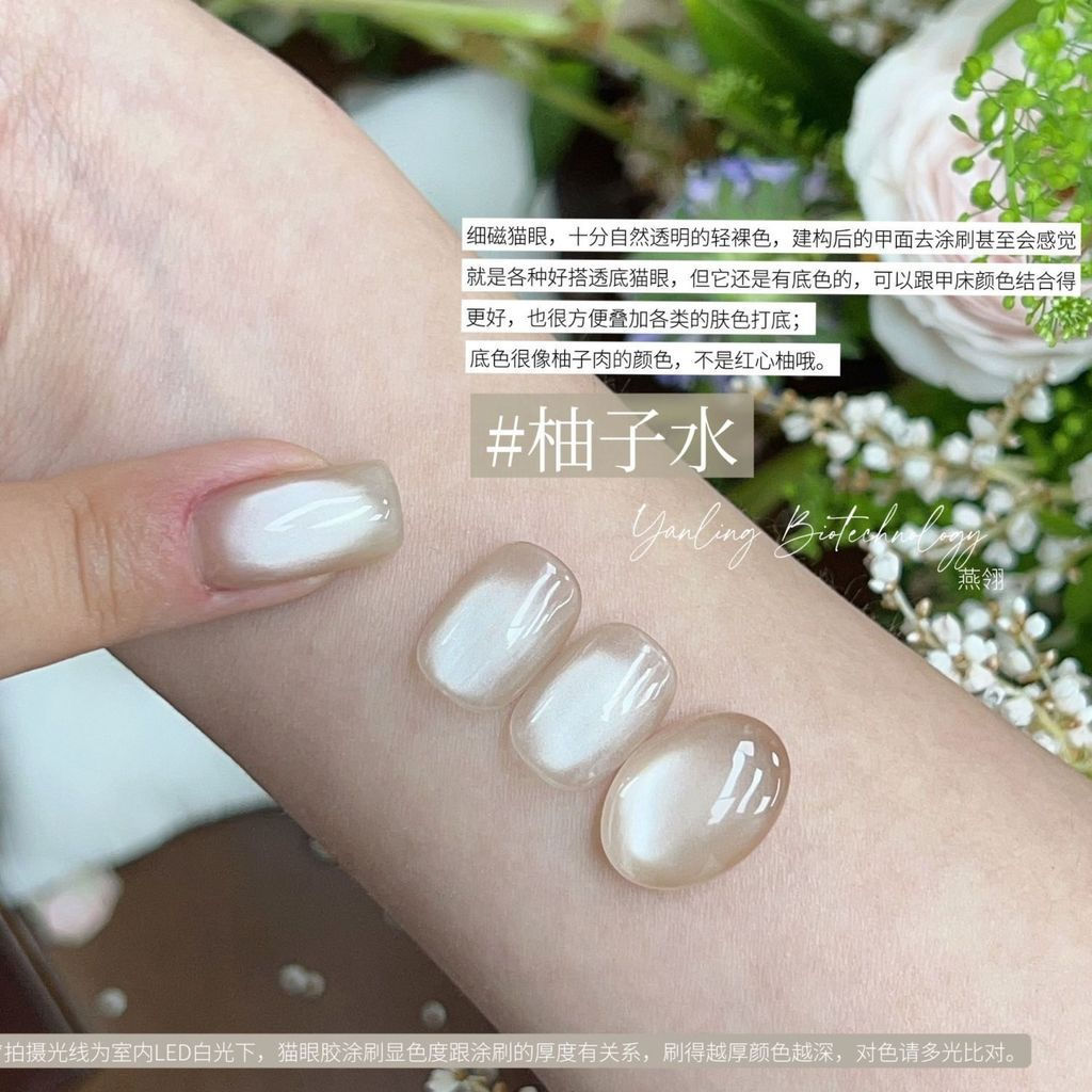 New Product#Yan Ling Glazed Cat Eye Series Roman Iris Transparent Cat Eye Ultra-Fine Magnetic Powder