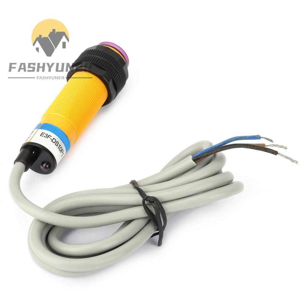 Công tắc tiệm cận quang điện FASHYUNER, Phạm vi phát hiện 10cm E3F-DS10P1 Cảm biến tiệm cận quang đi