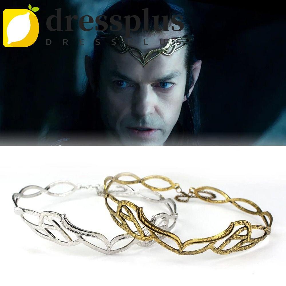 DRESSPLUS Tiara Hobbit Elrond, handmadeElf-inspired crownadjustableband đô, phù hợp cho đám cưới tưở