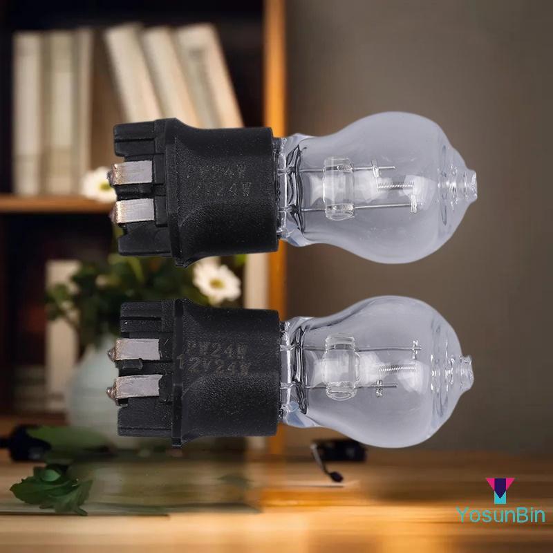 YosunBin] Đèn Halogen 12V / 24W PW24W Cho A4 / CC Golf MK7 F30 3 Series Đèn Chạy Ban Ngày DRL Trắng 