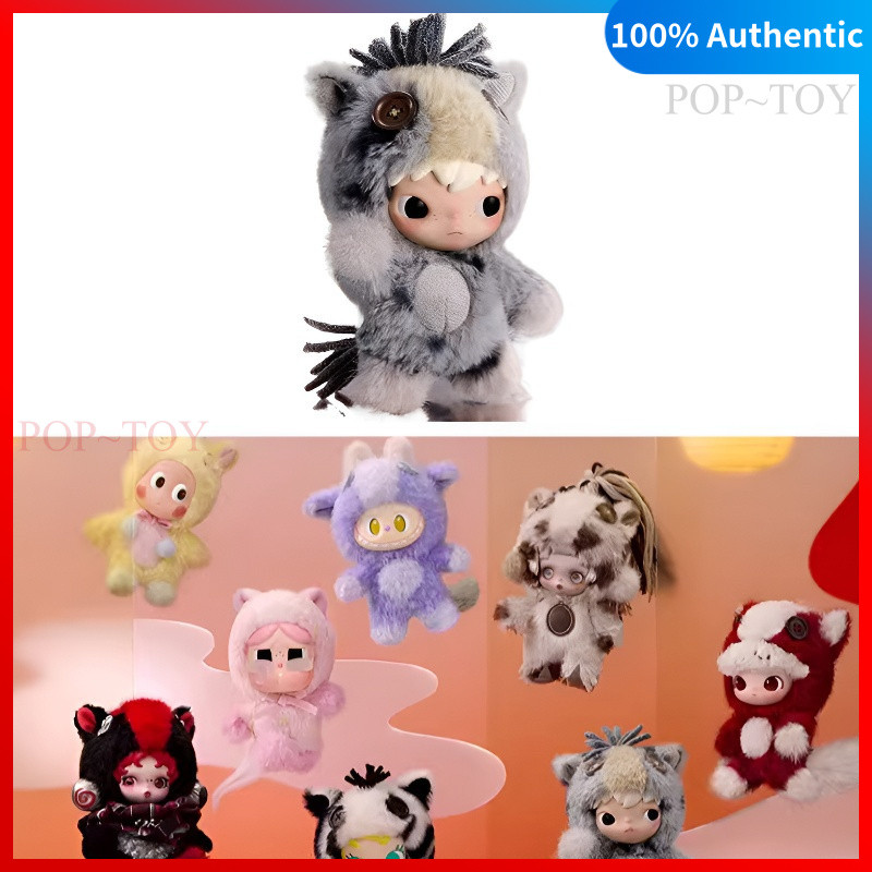 POPMART Have a good run Series Vinyl plush pendant blind box pop mart skullpanda crybaby labubu hiro
