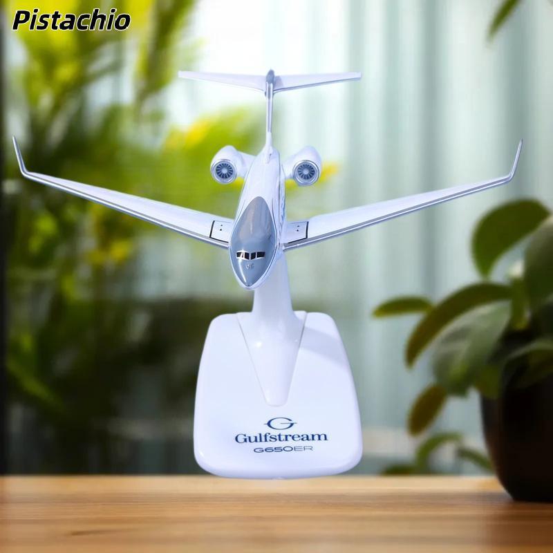 [Vwc] 1 chiếc gulfstream G650 máy bay Diecast mô hình máy bay quy mô 1/200 máy bay g650er mô hình má