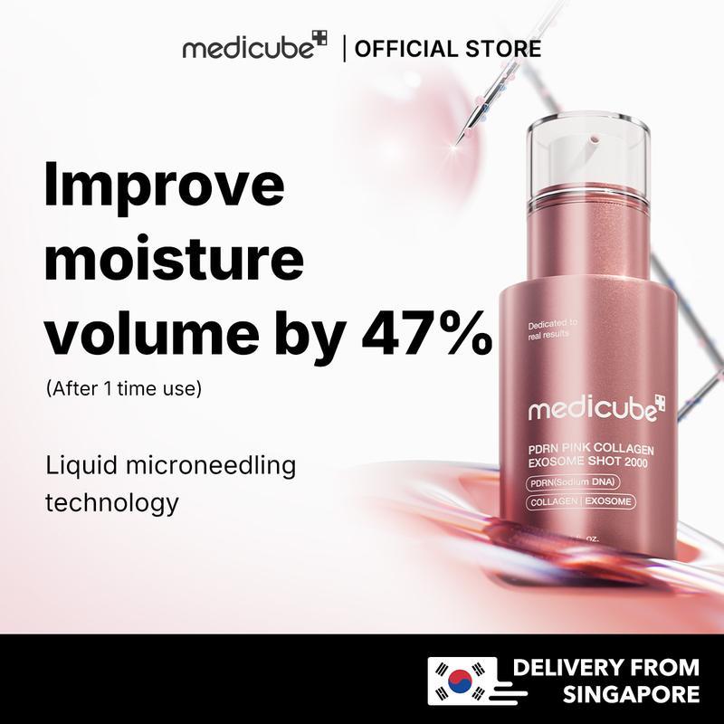 [medicube chính thức] Serum diệt khuẩn PDRN Pink Collagen Exosome 2000 / 7500
