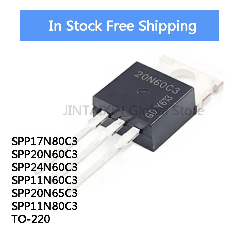 5 Chiếc SPP11N60C3 11N60C3 SPP20N60C3 20N60C3 SPP24N60C3 24N60C3 SPP20N65C3 20N65C3 SPP11N80C3 11N80