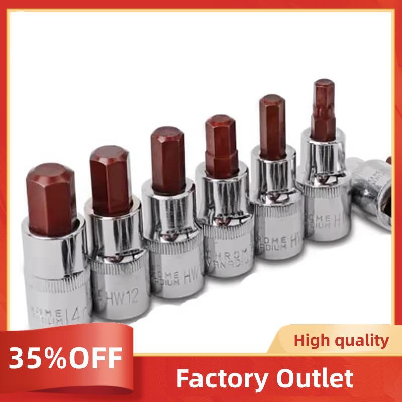 1 / 4 Inch Ổ Số Liệu Lục Giác Chìa Khóa Lục Giác Ổ Cắm Bit Lục Giác H2 H3 H4 H5 H6 H7 H8 H10