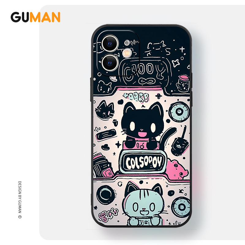 GUMAN Ốp lưng dễ thương đẹp độc lạ Nghệ thuật trừu tượng ngộ nghĩnh nam chống sốc chống bẩn mềm cho 