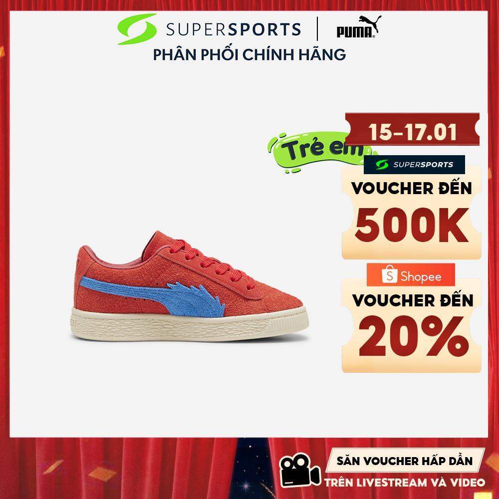 Giày Thể Thao Trẻ Em Puma Suede One Piece Ps For All Time - Đỏ  - 39664901