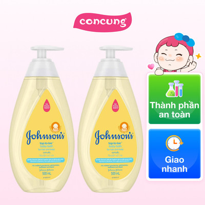 Combo 2 Sữa tắm gội toàn thân Johnson Baby 500ml