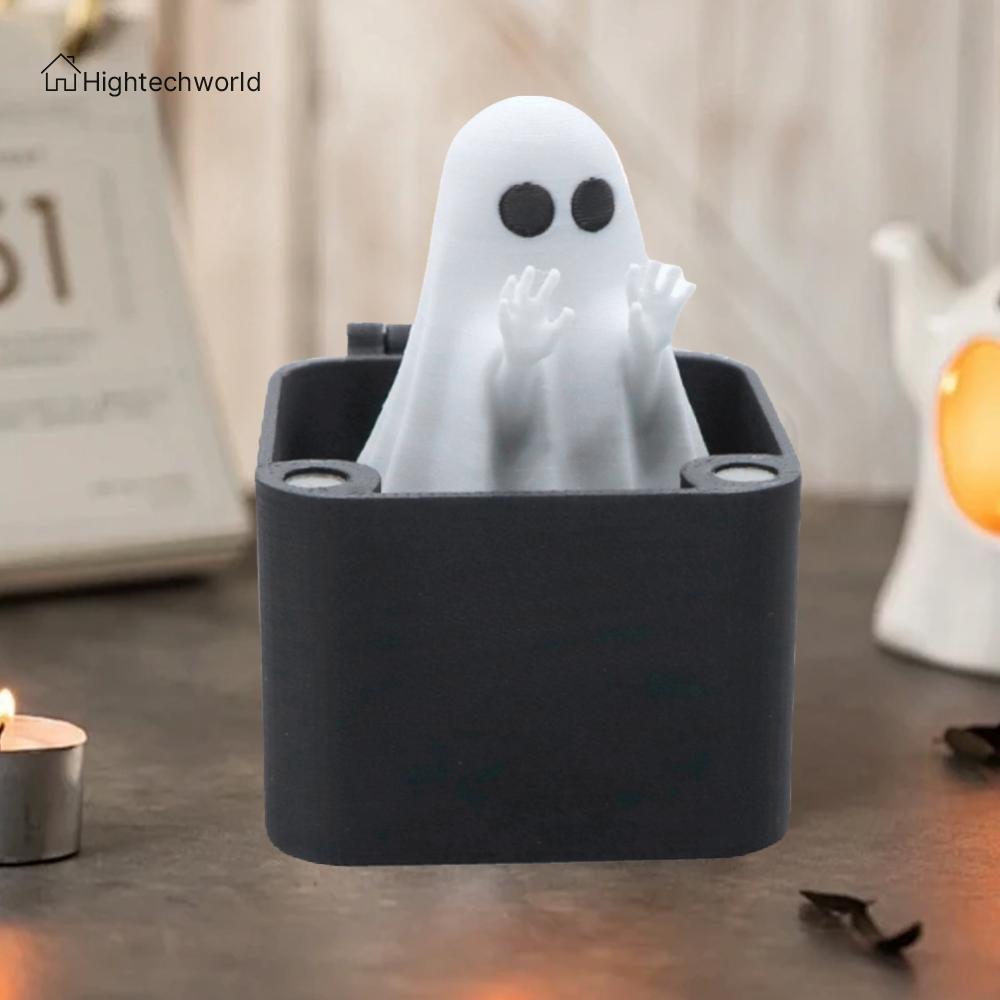 Ghost In A Box Halloween Ghost Figurine Funny Gag Quà tặng Halloween (Sợ hãi) [Hightechworld.vn]