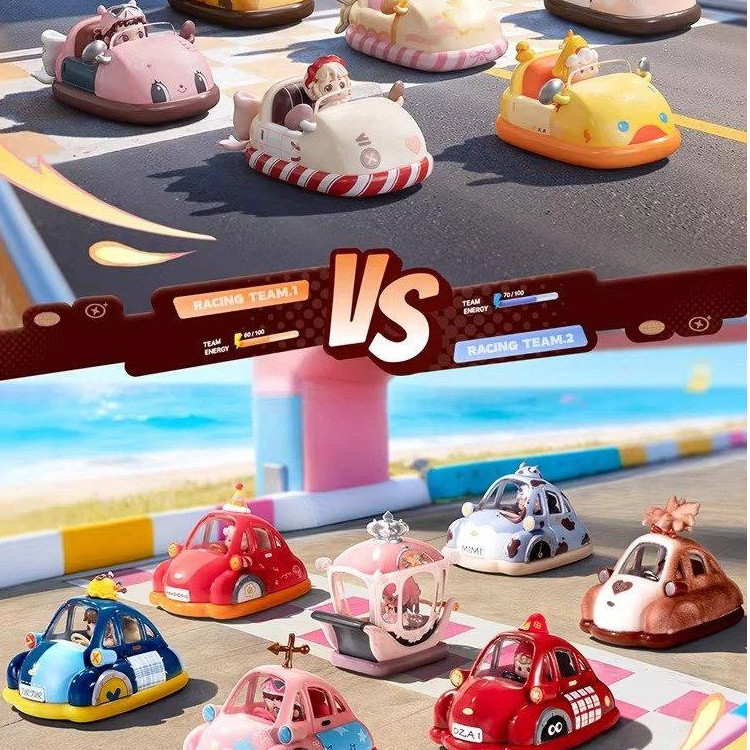 Heyone OZAI FURFUR MIMI JOY HUDODO Cản xe ô tô chế độ dễ thương tối đa Hộp mù Hợp thời trang Chơi Ta