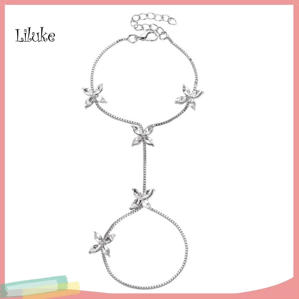 Vòng tay nữ hợp kim LK Hoa bốn lá