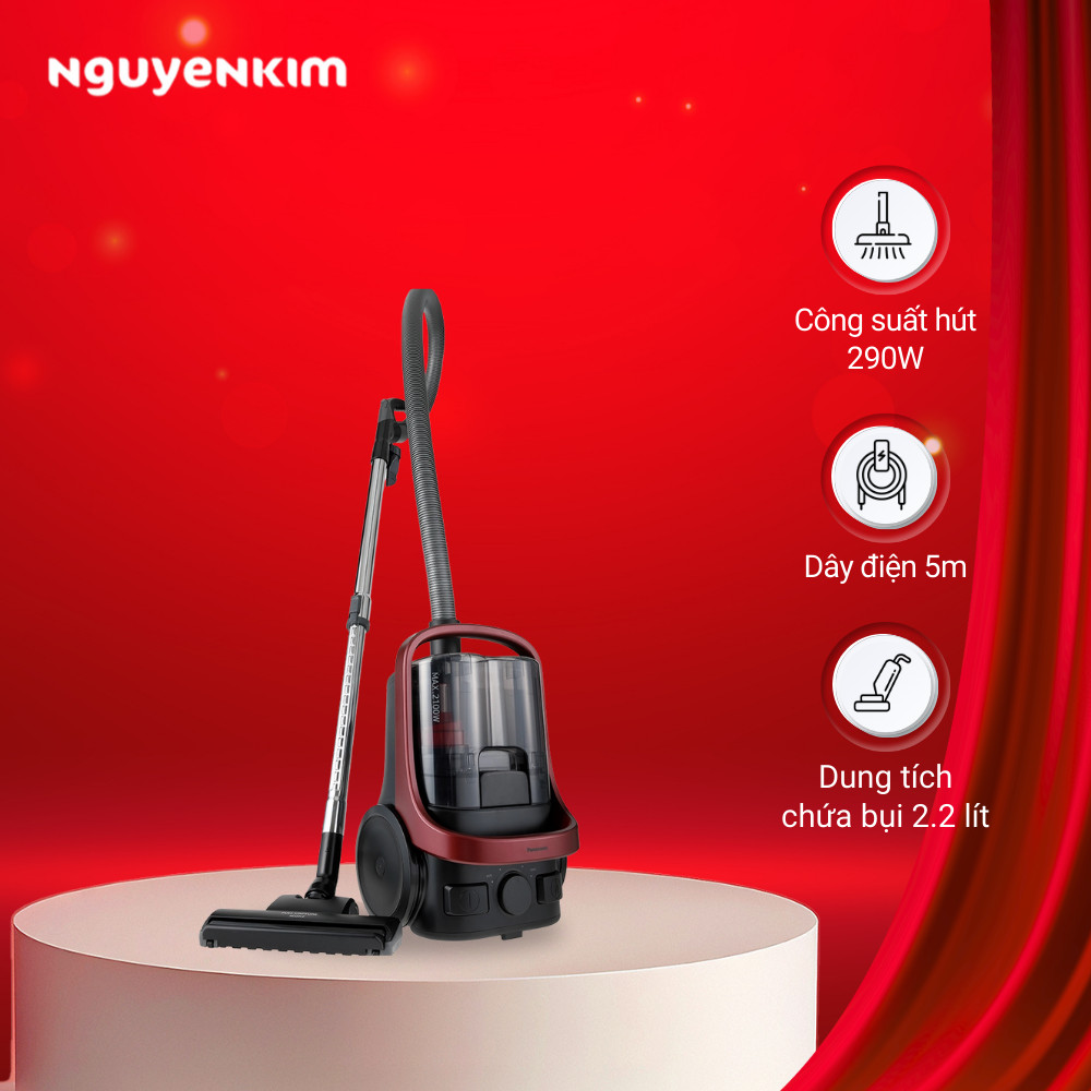 Máy hút bụi dạng hộp Panasonic MC-CL607RN49