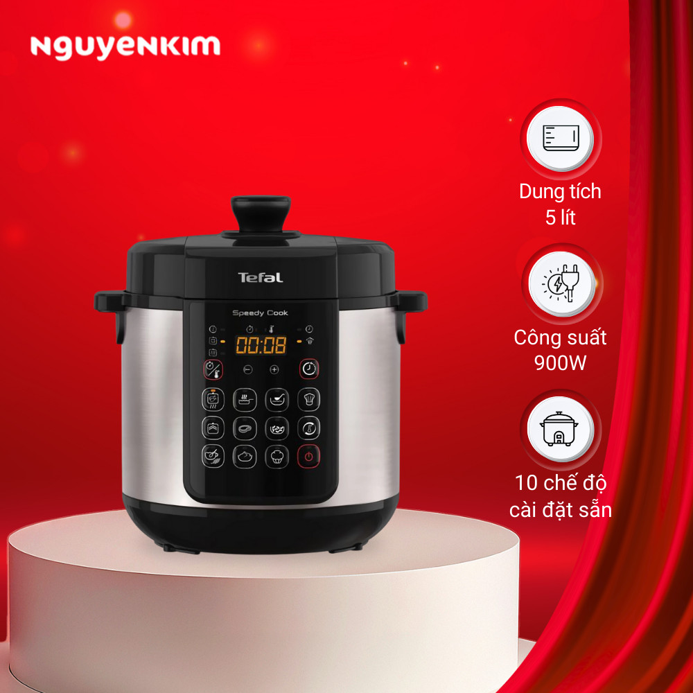 Nồi áp suất điện đa năng Tefal Speedy Cook 5 lít CY222D68