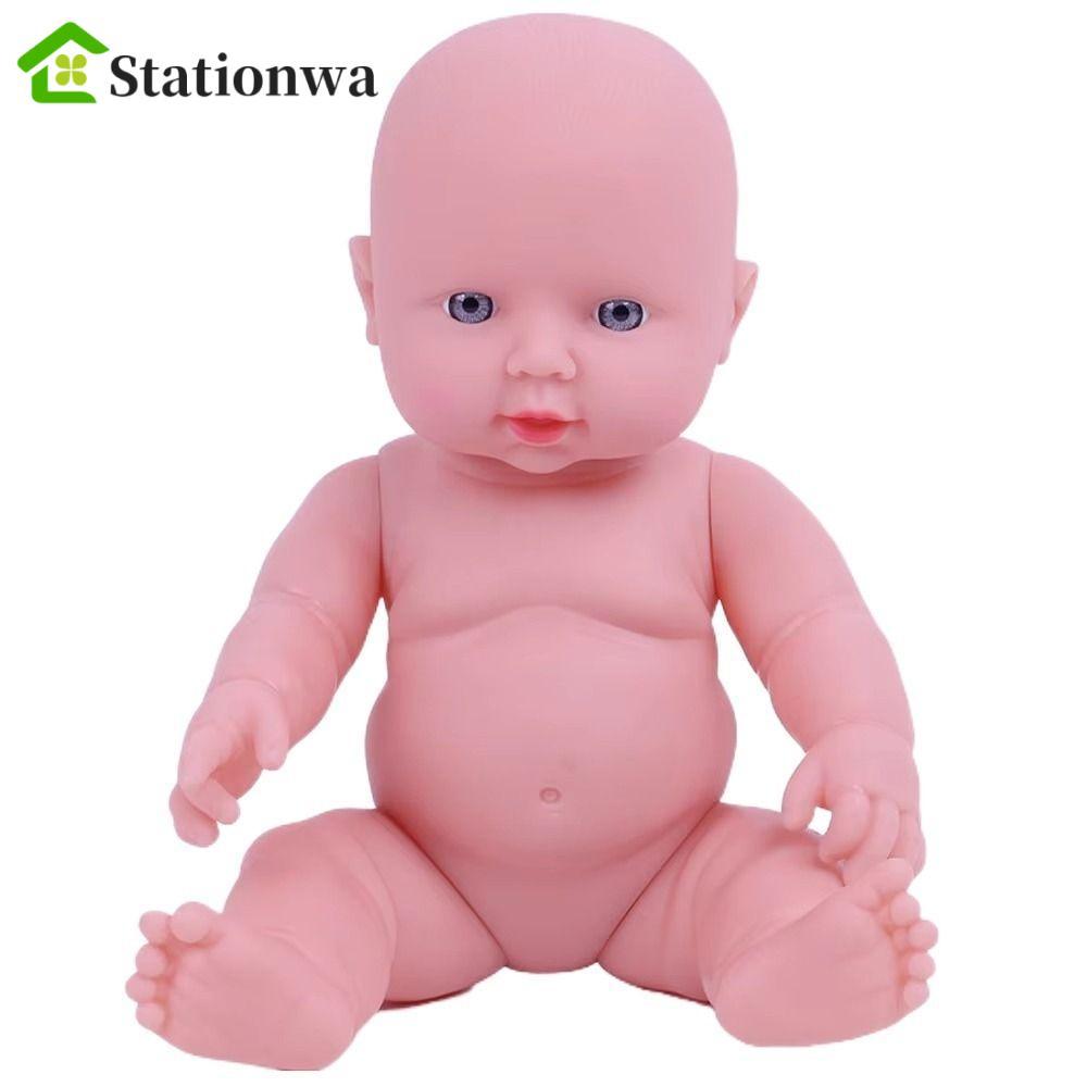 STATIONWA Búp bê trẻ sơ sinh, Búp bê hình người thực tế Mô phỏng búp bê trẻ em, Bé trai bé gái sống 