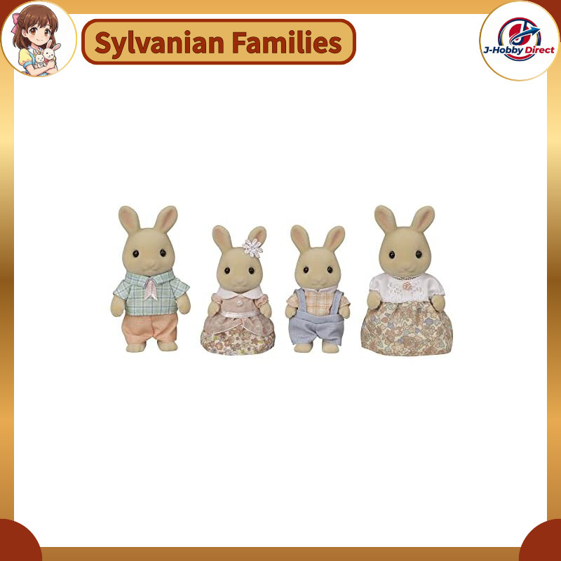 Sylvanian Families Doll【Milk Rabbit Family】 FS-47 ST Mark Certified 3 Years and Up Toy Dollhouse Syl