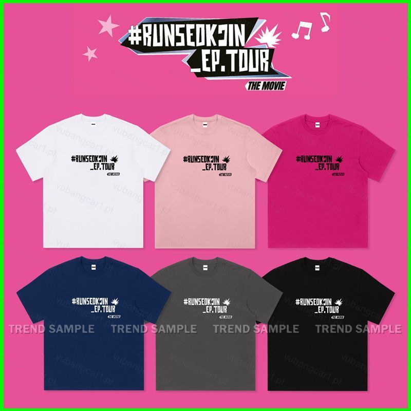 YB1 BTS RUNSEOKJIN EPTOUR THE MOVIE Áo thun KPOP tay ngắn áo thun BY1