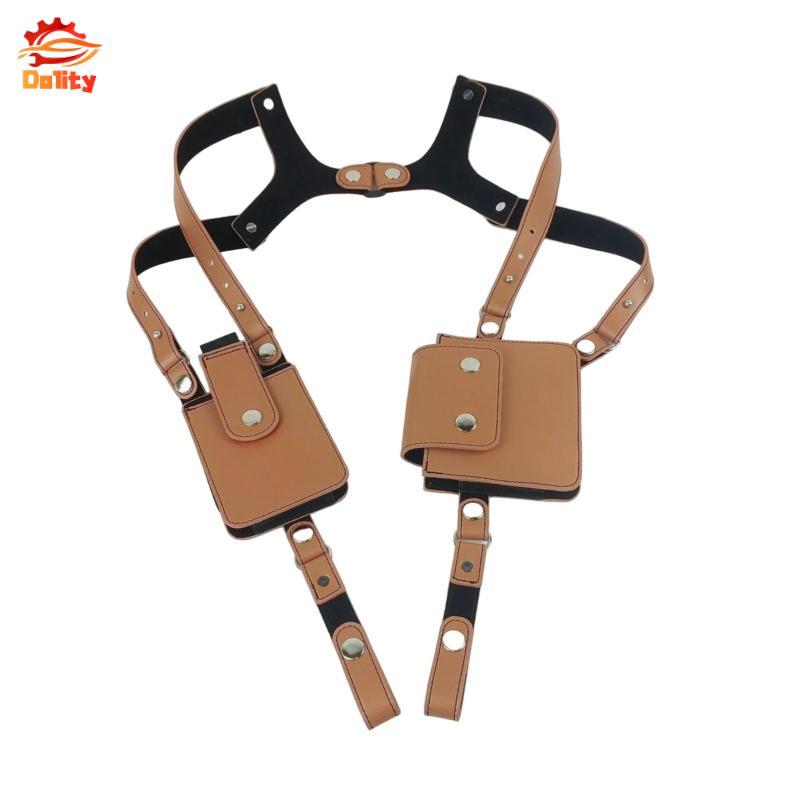 Túi đeo vai nách ẩn bằng da PU, Túi tiện ích đa năng cho Steampunk