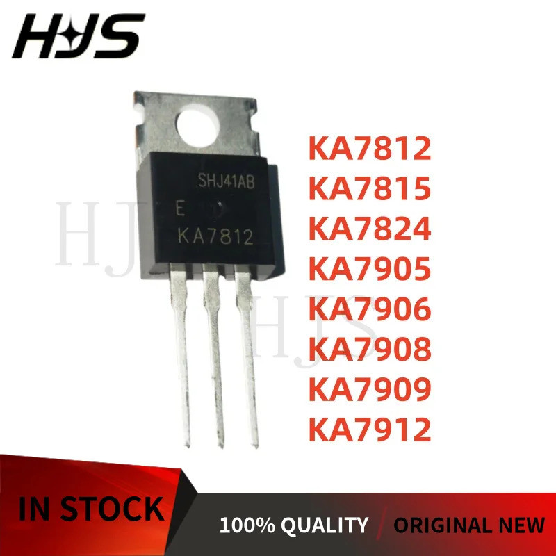 5 CHIẾC KA7812 KA7812 KA7815 KA7906 KA7908 KA7909 KA7912 TO-220 Hiệu Ứng Trường Transistor