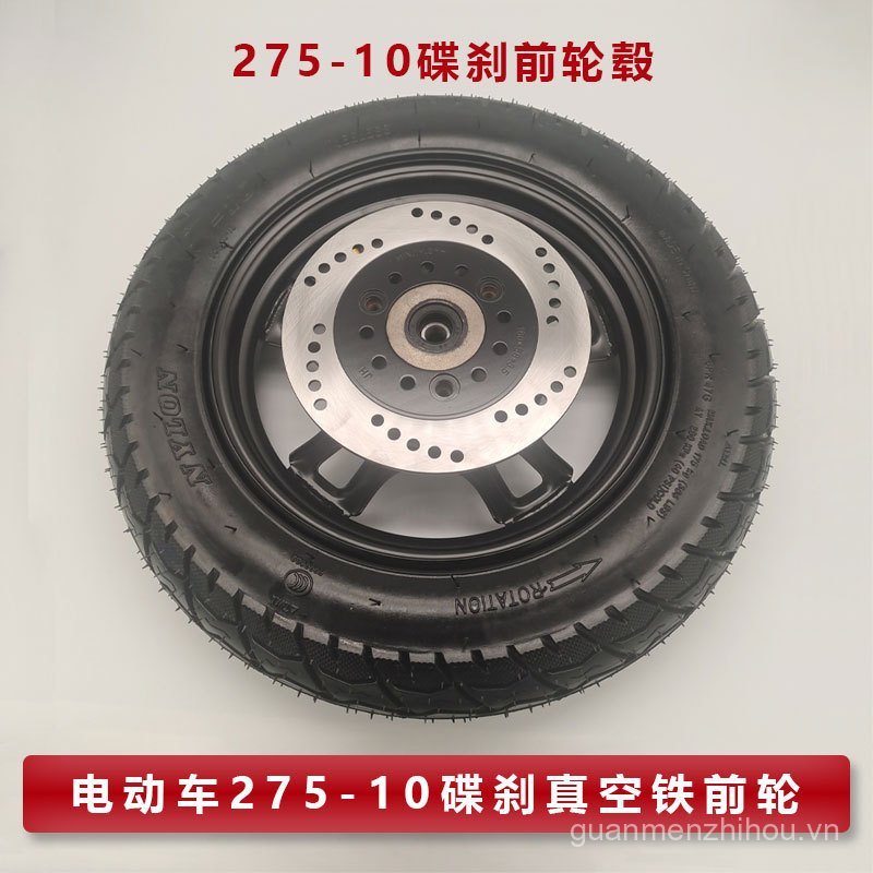 Bán Chạy Xe Điện Phanh Đĩa Bánh Trước Trung Tâm 275-10 Vành Xe Máy Điện Chân Không Lốp Đĩa Phanh Bán