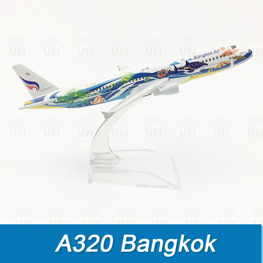 Mô hình máy bay D11 A320, A321, A330, 777, 787-VNA, Vietjet, Bamboo - Có bánh xe, ảnh thật, cao cấp