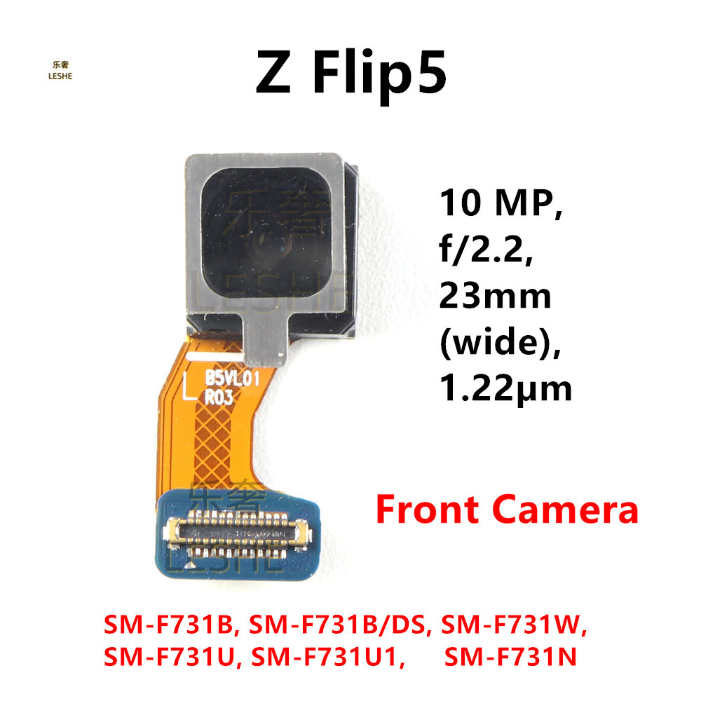 Camera Mặt Trước Cho Samsung Galaxy Z Flip5 SM-F731B F731U F731 Flex Cable Thay Thế Selfie Front Sin