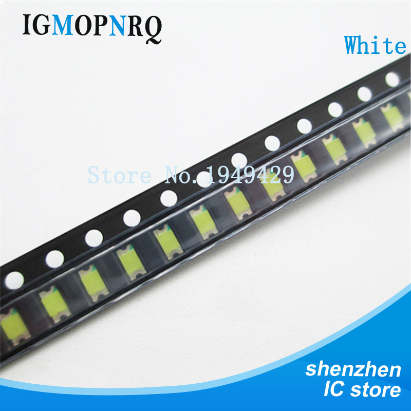 200 Cái / lốc 1206 Trắng SMD LED Diode Light 3216 SMD Super 1206 led 3.2 * 1.6mm Màu Trắng Mới