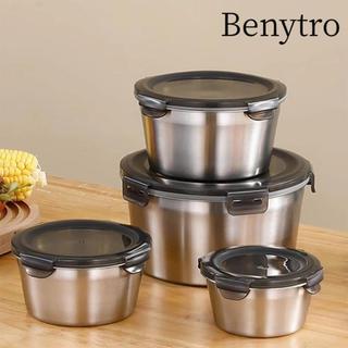Benytro Hộp BENYTRO Bento, Tròn Có Nắp Hộp Cơm Trưa, Bền Chống Rò Rỉ Độ Kín Chắc Chắn Hộp Đựng Thực Phẩm