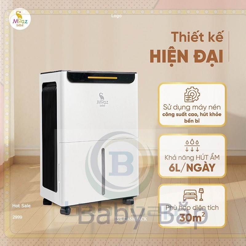 Máy Hút ẩm Moaz BéBé MB125 Shop Babybap
