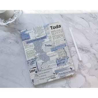 Ốp lưng iPad phong cách báo cũ, iPad Air 4 5 6 iPad 10 10.9 "2022 iPad Pro 12.9 '' 2021 Pro 11" 13 '