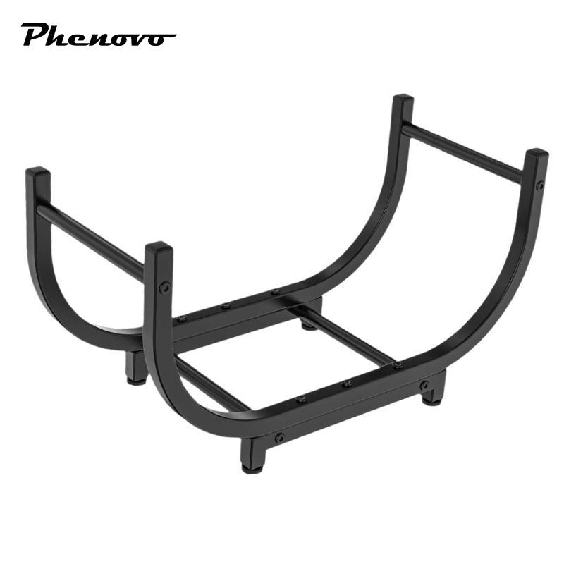 Giá đỡ củi bằng kim loại hạng nặng Giá đỡ củi Giá sắp xếp cho lò sưởi Sử dụng ngoài trời trong nhà