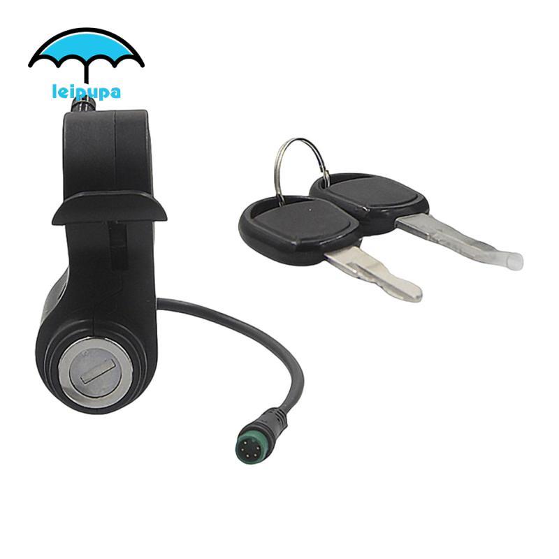 Khóa Đánh Lửa Điện E Lock Leipupa - Hai Phím, Công Tắc 5 Pin, Điều Khiển Từ Xa - Phù Hợp Cho Xe Ebik