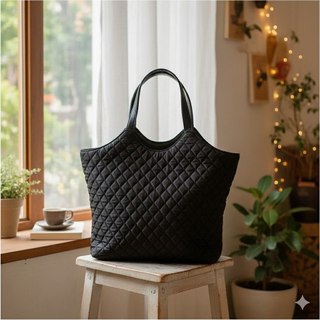 Túi đeo vai họa tiết vân trám size lớn thời trang
