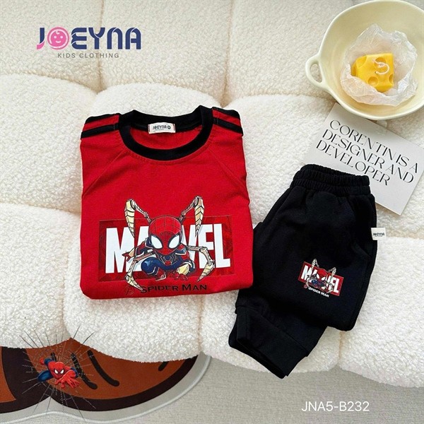 Bộ dài tay siêu nhân b232 joeyna