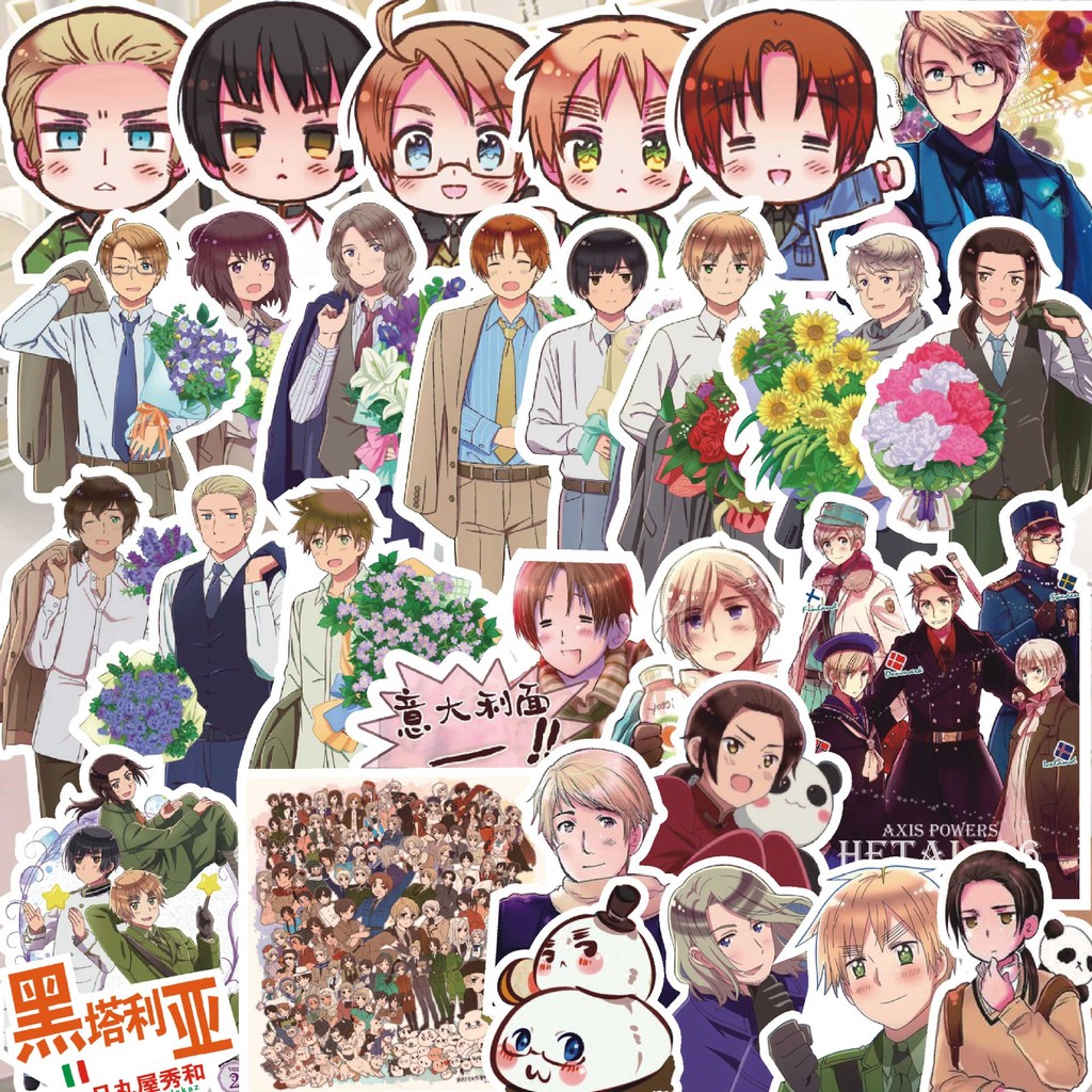 Shop Hetalia Dán Sổ Tay Anime Hàng Hóa Wang Yoo Francis Arthur Honda Ju Ferrisiano Trang Trí