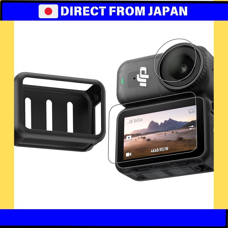 Ốp lưng CYNOVA Osmo Nano, Tương thích với DJI Osmo Nano, Ốp bảo vệ, Miếng dán màn hình Osmo Nano (2 