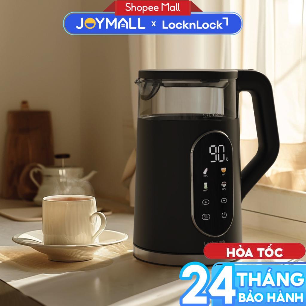 Ấm Đun Siêu Tốc LocknLock EJK286BLK 1.7L, Hàng Chính Hãng, Giữ Ấm 2 Giờ, 5 Chế Độ Nhiệt - JoyMall