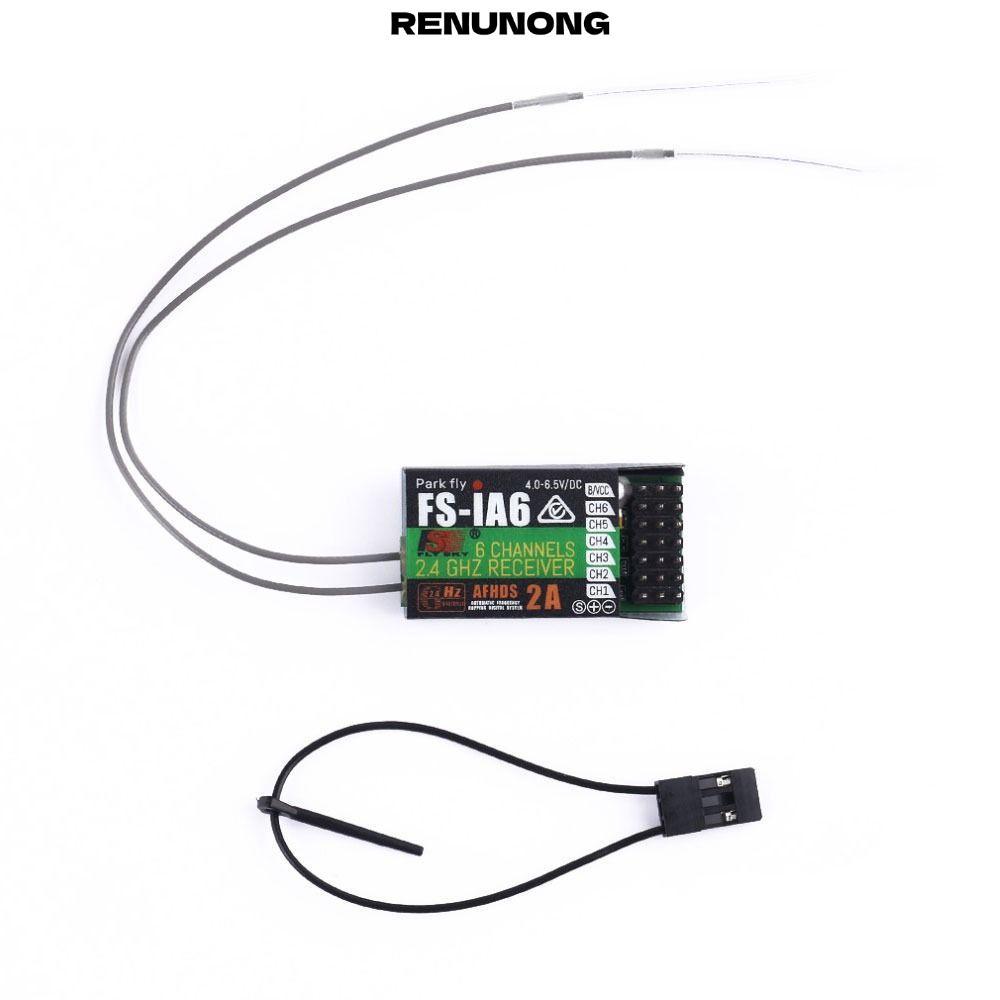RENUNONG Dành Cho FlySky FS-iA6 FS-iA6B 10 Kênh RC Phần Điều Khiển Từ Xa FS-i6 i6X i6S i10 Transmiso