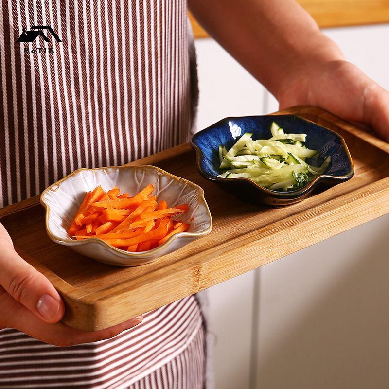 < RcTlB > 1 Đĩa Gốm Sứ Hình Hoa Đĩa Hạt Sứ Đĩa Nhỏ Nước Tương Mini Gia Vị Bộ Đồ Ăn Đồ Dùng Nhà Bếp.