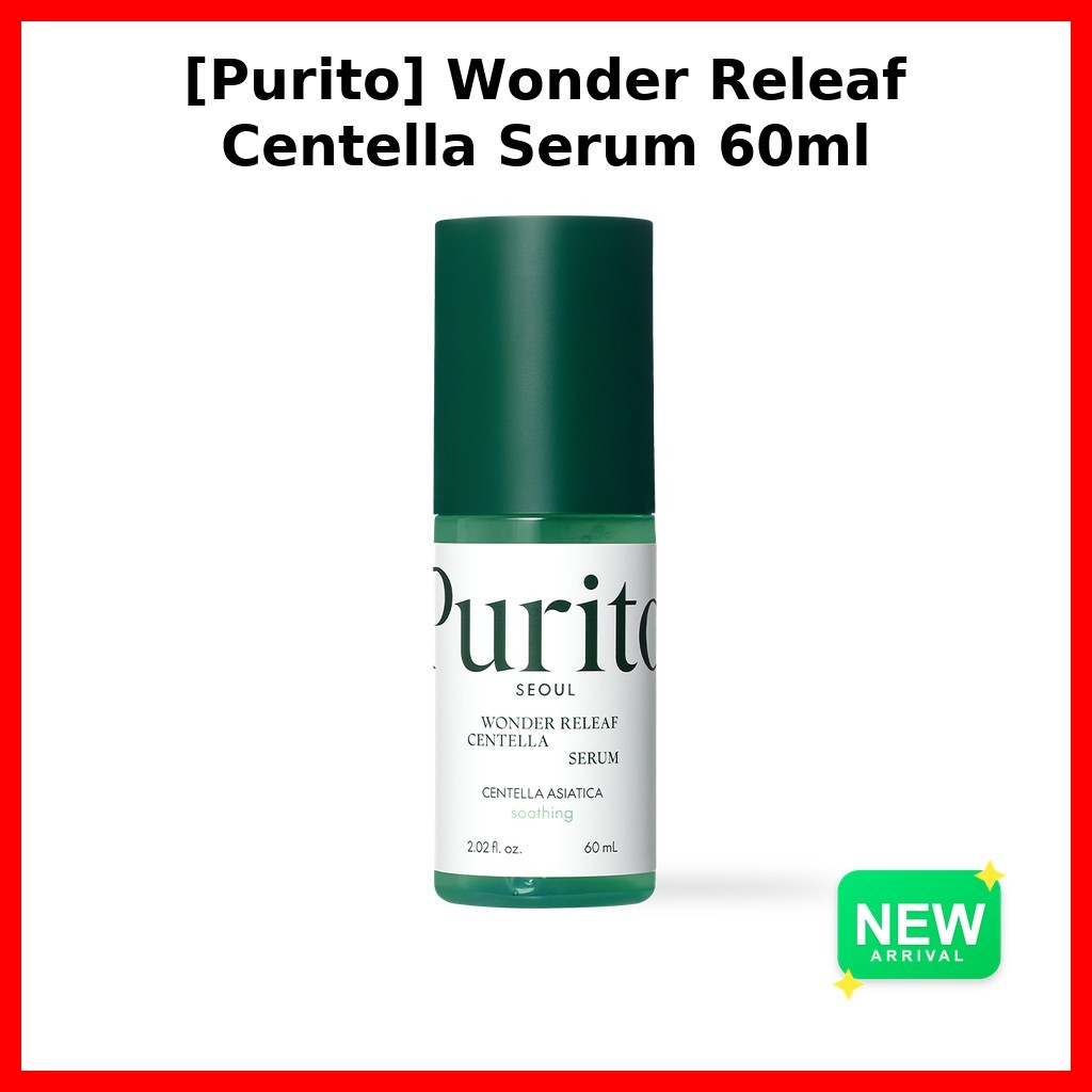 [Purito] Wonder Releaf Centella Serum 60ml / Serum Hàn Quốc / Chiết xuất Centella / 100% Authentic b
