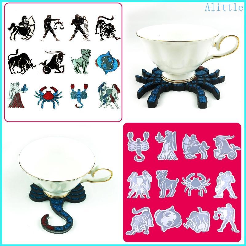 Alia Lớp Silicon Chắc Chắn Chòm Sao Khuôn Phụ Kiện Cho Artistics Coaster Creati